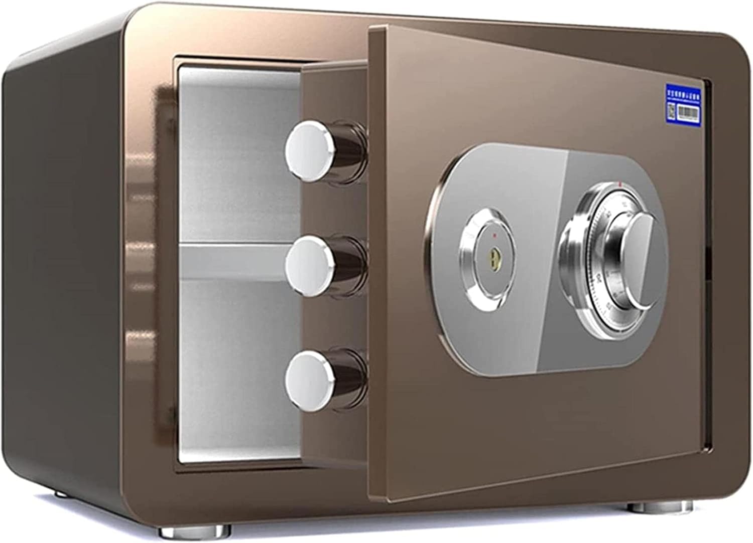 Fireproof and Anti-Theft Steel Safe Small Home Office Cabinet Storage Box Mechanical Code Lock