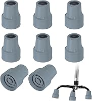 Vista 9 de PATIKIL Puntas de bastón cuádruple, accesorios para bastones