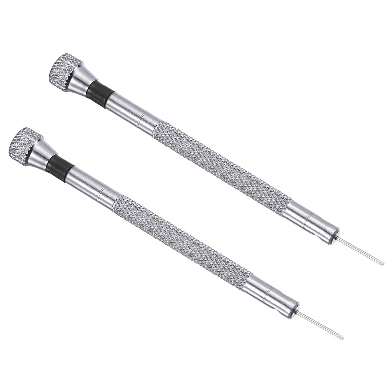TOP-VIGOR 2pcs Micro Slotted Screwdriver 1mm Flat Head 90mm Length, Small Precision Screwdrivers for Electronics Glasses