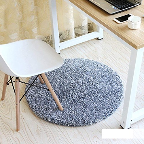 Tapis chambre rond antidérapant pour protéger le sol sous un fauteuil pivotant