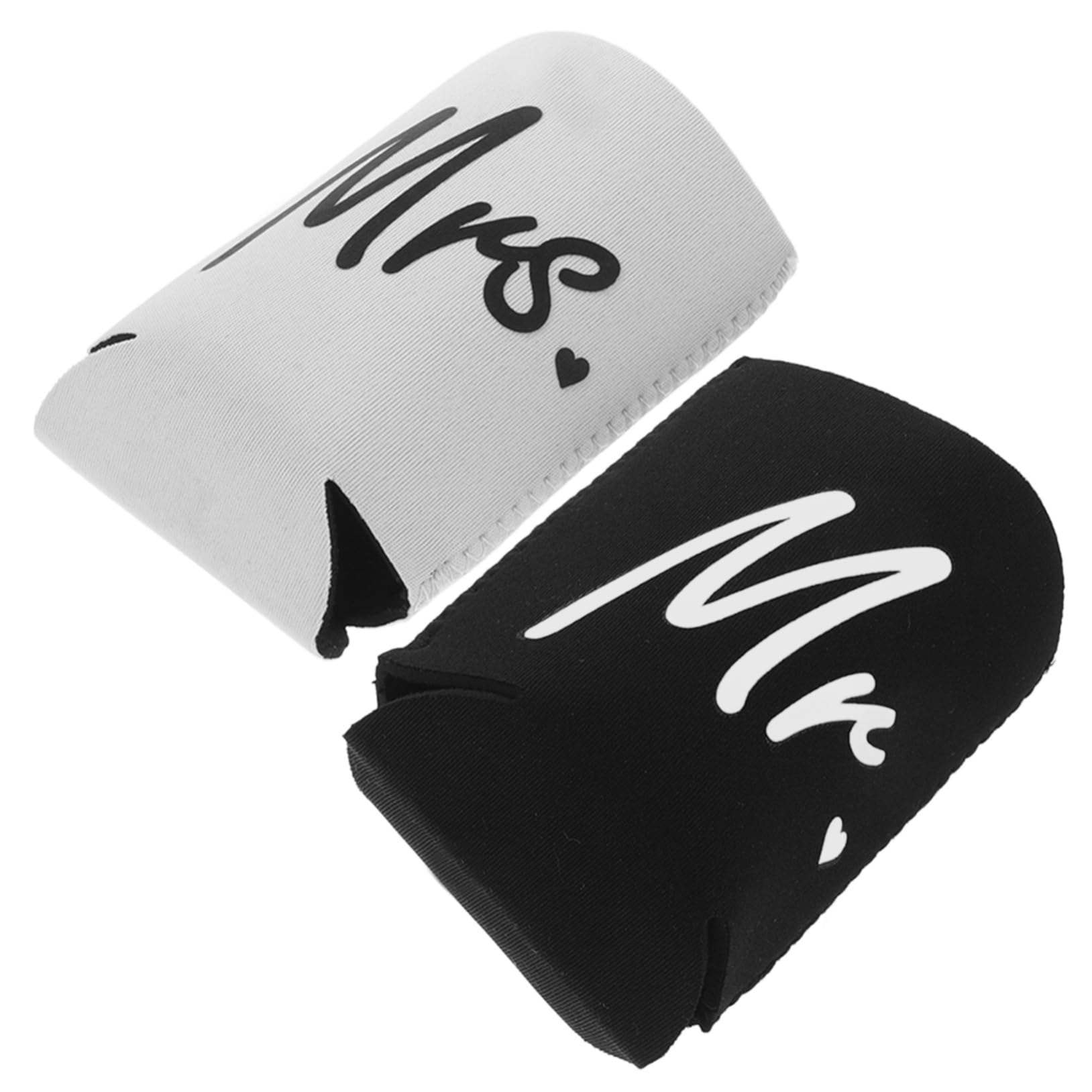 TIDTALEO Unique Mr Mrs Can Coolers Wedding for Guests Decorative Can Sleeves Reusable Beer Bottle Covers