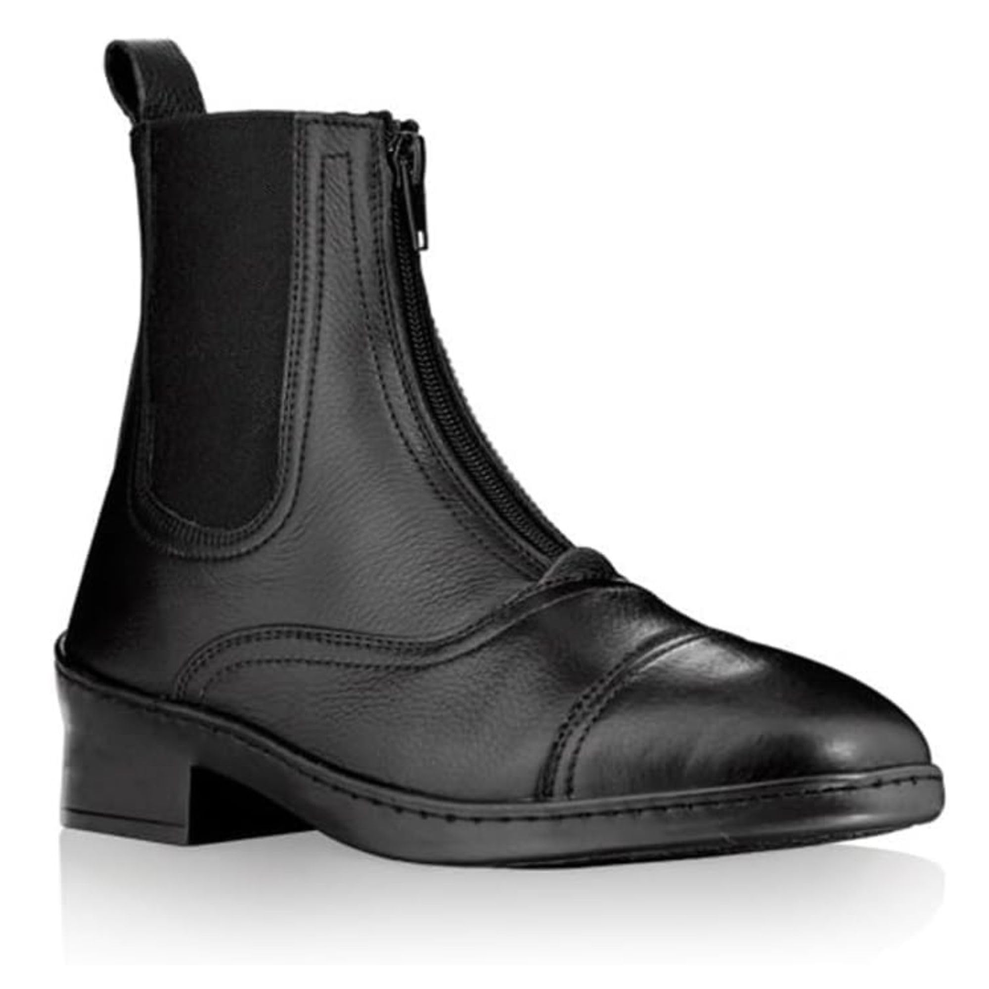 PIONEER Stiefeletten Plutone - Reitstiefel für Damen und Herren - aus Leder, mit Reißverschluss