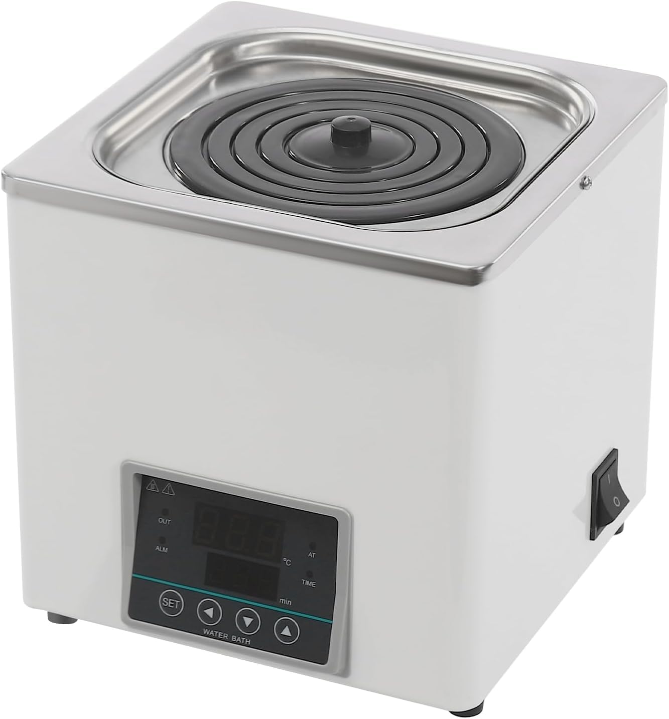 Calentador De Baño De Agua De Laboratorio De 300 W con Termostato Digital, Sensor De Protección contra Funcionamiento En Seco De 110 V, Interior De Acero Inoxidable Y Pantalla Led para