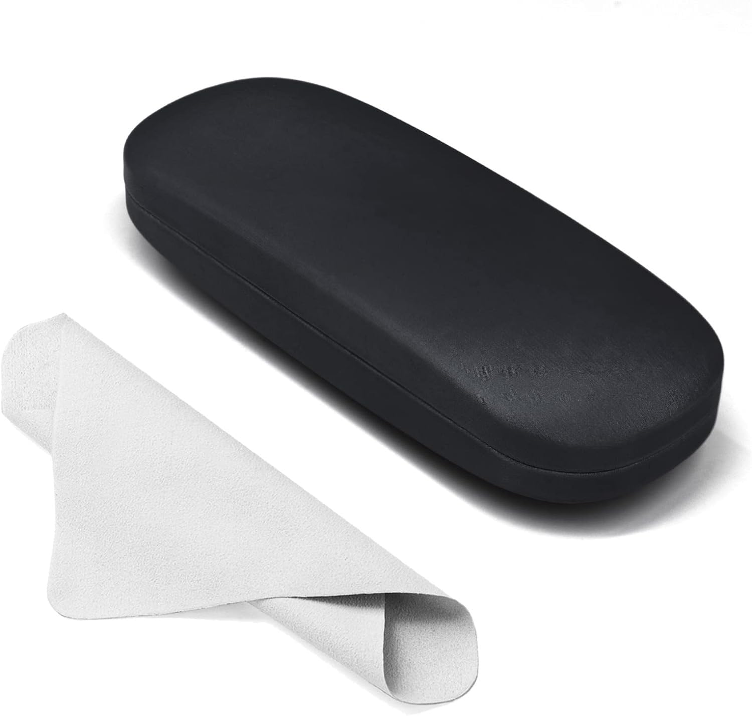 Glasses Case Hard Shell - PU Leather Eyeglass Case Eyeglasses Case for Sunglasses Eye Glasses Case, One Size