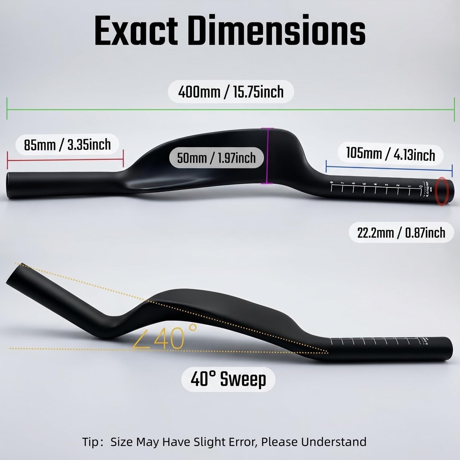 Amazon.com: Carbon Bicycle TT Arm Rest Handlebar Aero Bars