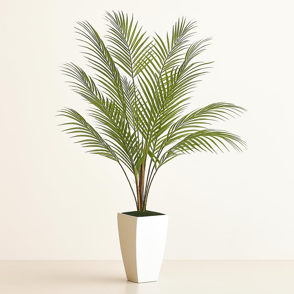 Amazon｜Wio Mioフェイクグリーン 人工観葉植物 高さ105cm ヤシの木