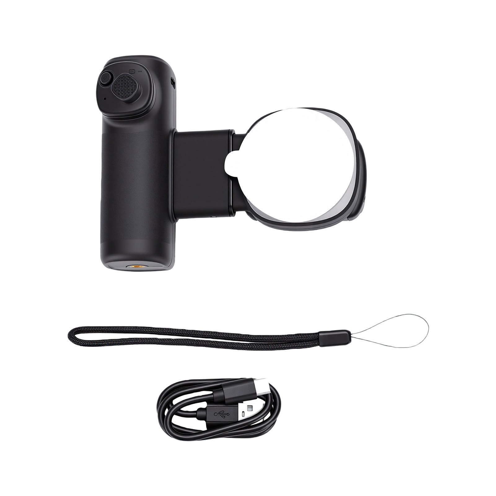 Soporte Ajustable Estabilizador para Teléfono, Empuñadura Selfie, for | Agarre mejorado para mayor estabilidad, modos de iluminación, sencillo, revestimiento de silicona, montaje con rosca de