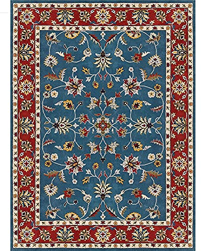 Image of Mordern Design Handmade Tufted Carpet Pure Woollen Export Quality Carpet for Living Room, Bedroom Hall [ Size 6 x 8, Color Multi T3 ]