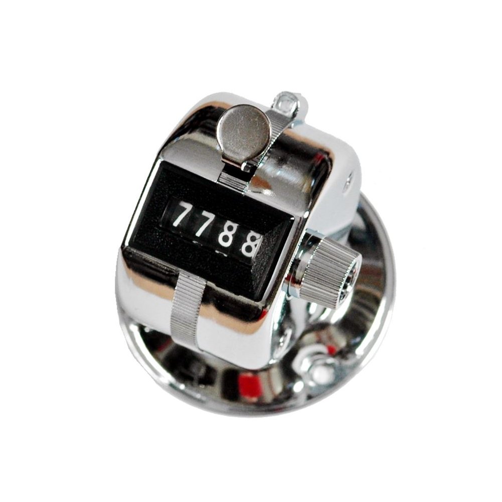 Digi 1st TC-08 Desk Tally Counter with Base, Digital Desktop Counter Clicker Mechanical Number Click Counter (12)