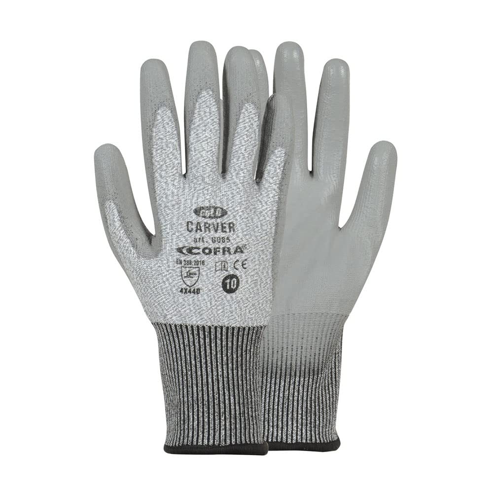 GUANTE ANTICORTE CARVER GRIS/GRIS TALLA 11 COFRA