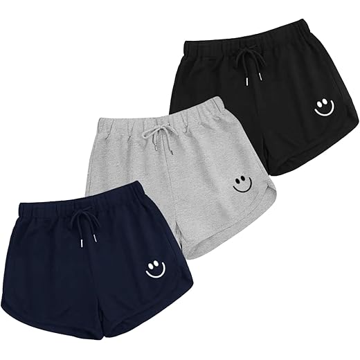 Womens Casual Relax Fit Shorts - Pack of 3