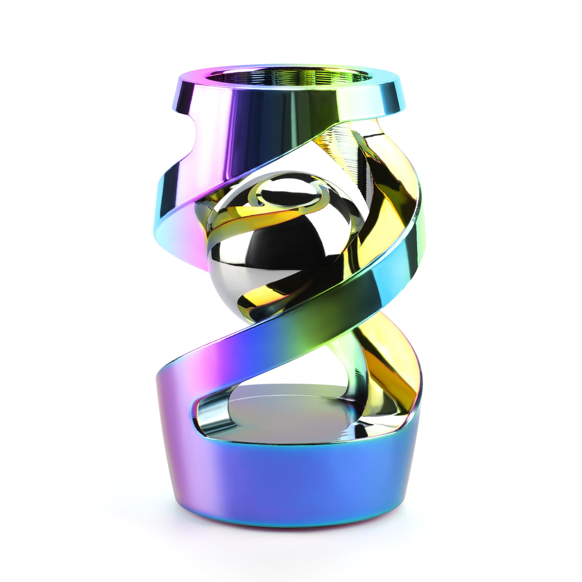 DOLASEV Upgraded Kinetic Desk Toys, Adult Fidgets for Anxiety and Stress, Desk Toys for Office for Adults, Fidget Toys Adults (Rainbow)