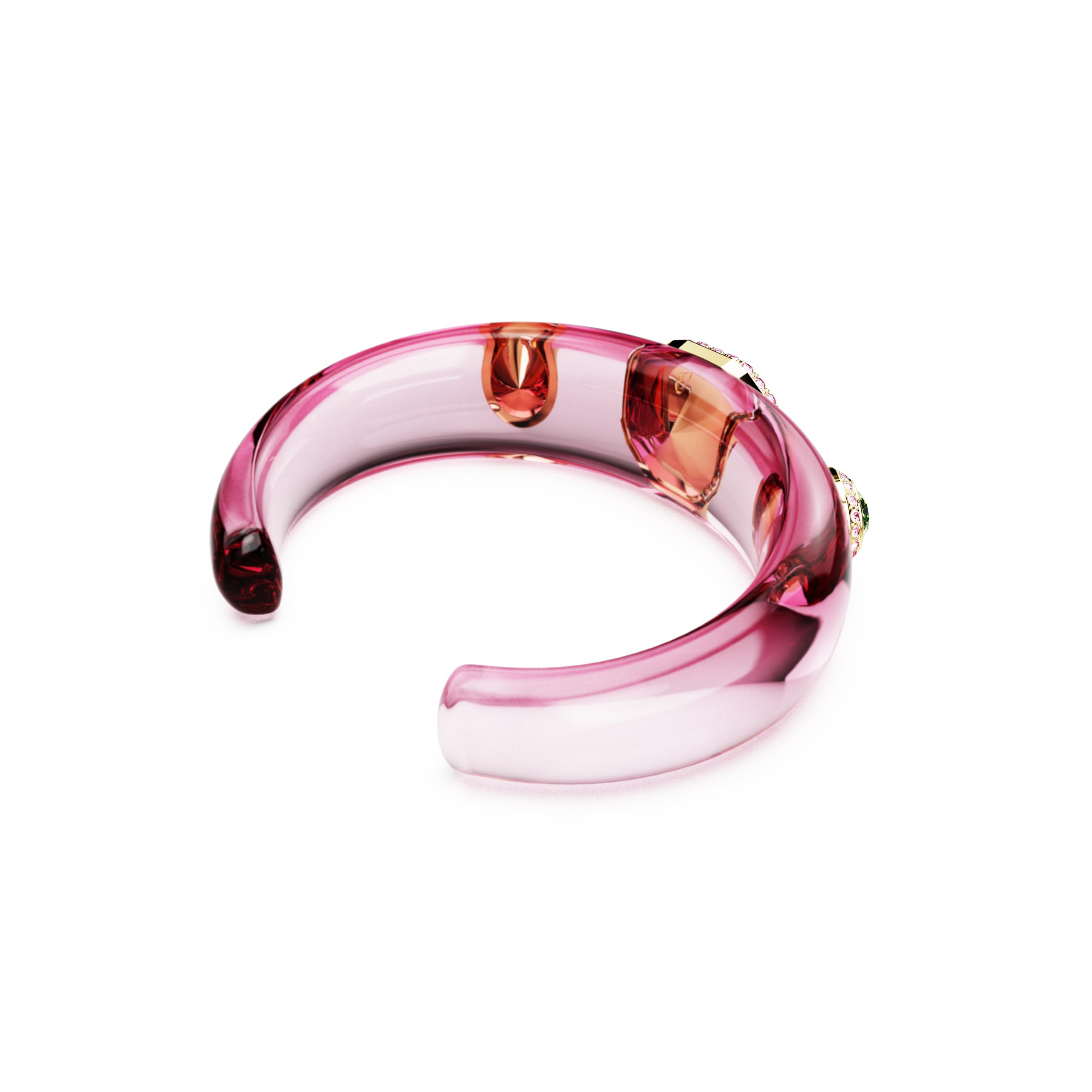 Swarovski Dulcis Colección brazalete, tallas mixtas, multicolor, chapado en tono dorado