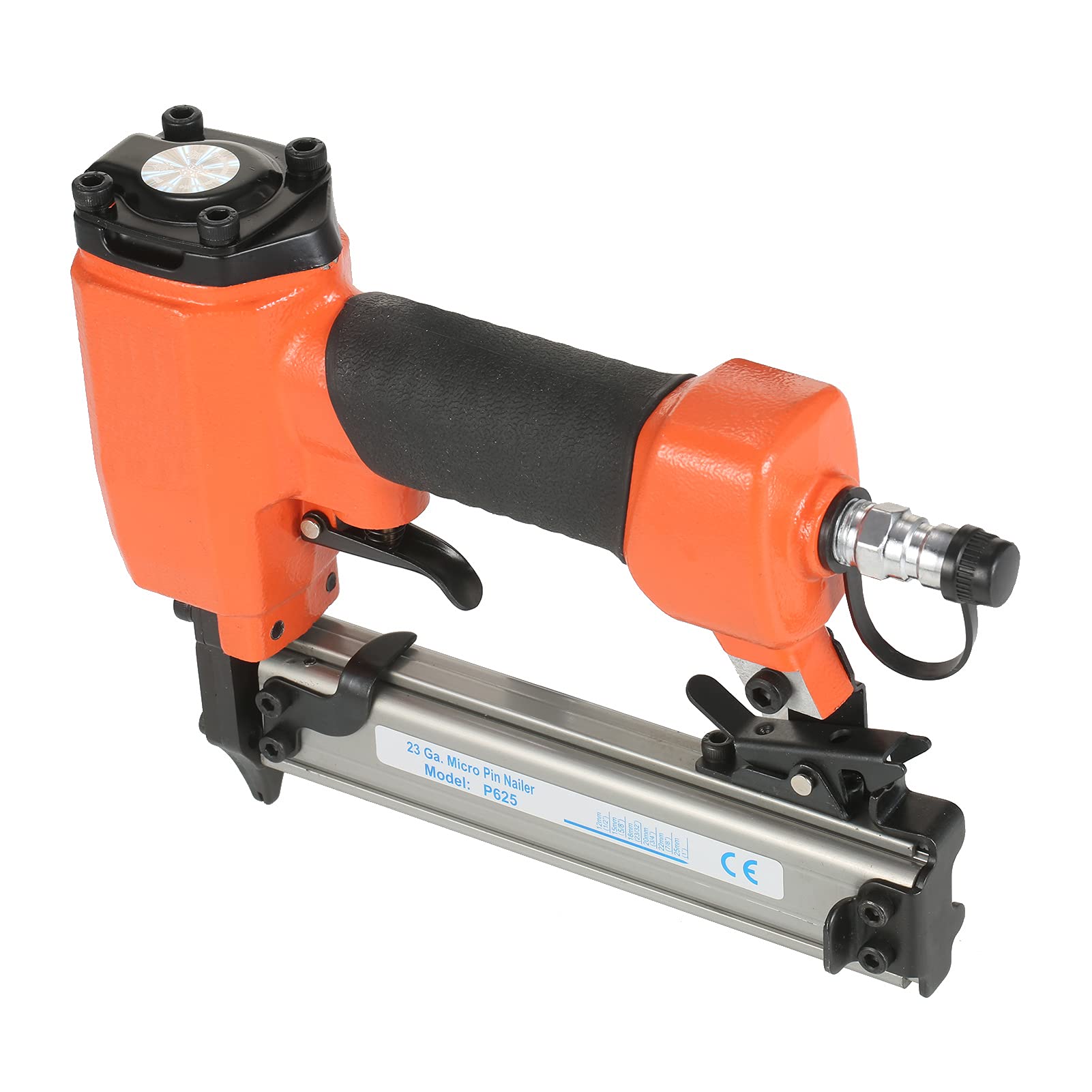 23 Gauge Micro Pin Nailer 1 2 Pollice ad aria Pneumatica Finitura Cucitrice Alimentata Chiodo per la Lavorazione Del Legno Mobili Decorazione Facile Rimuovere Chiodi Bloccati