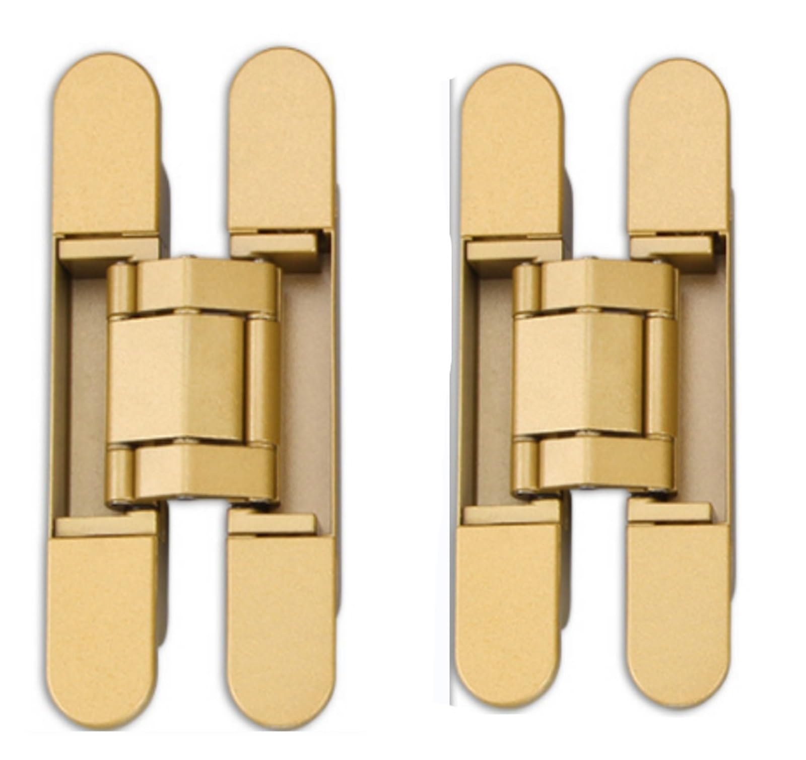 CXFCIHFT 2PCS 80KG Casement Gate Hidden Hinge Home Improvement Accessories Adjustable Wood Door Conceal Hinge(G80-3)