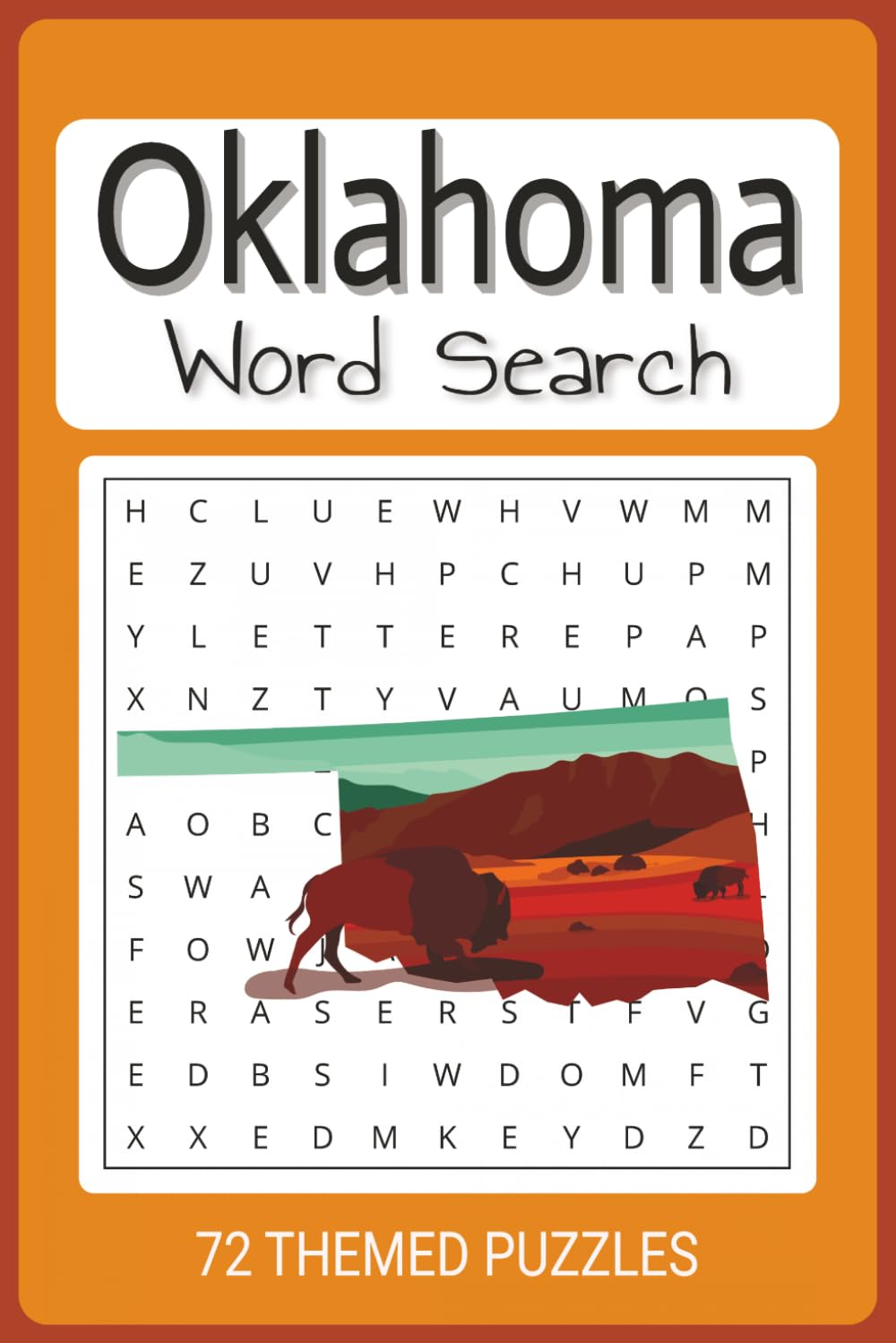 Oklahoma Word Search Book: Easy To Read Word Find