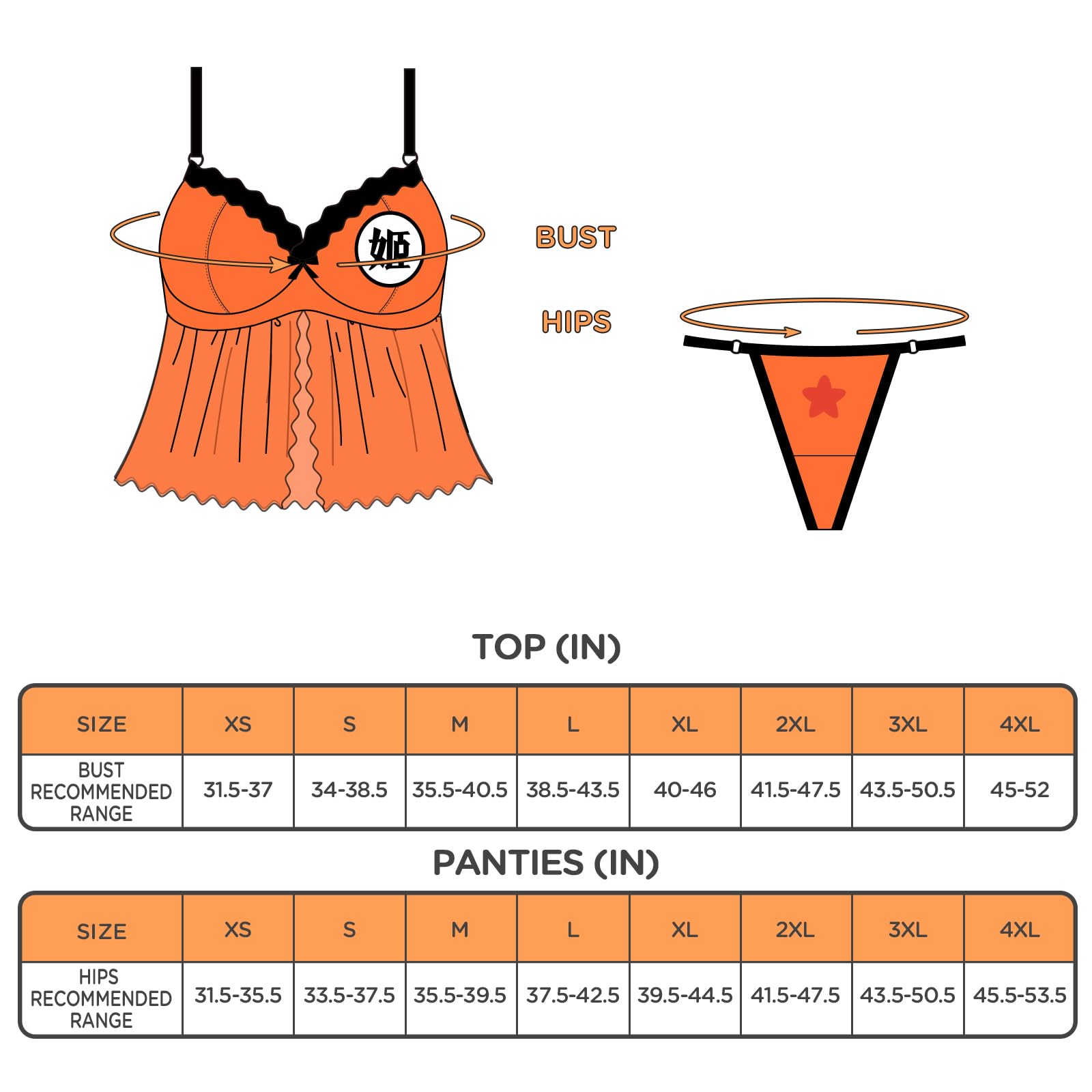 Littleforbig Women Nightwear Lace Strap Chemise Halter V Neck Sleepwear - Wish Ball Anime Lingerie Set