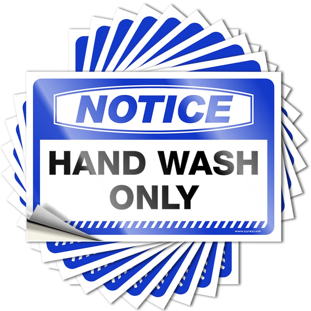 Grunge Billiards Decals - Notice Hand Wash Only Window Waterproof Vinyl Sticker(8X12CM)