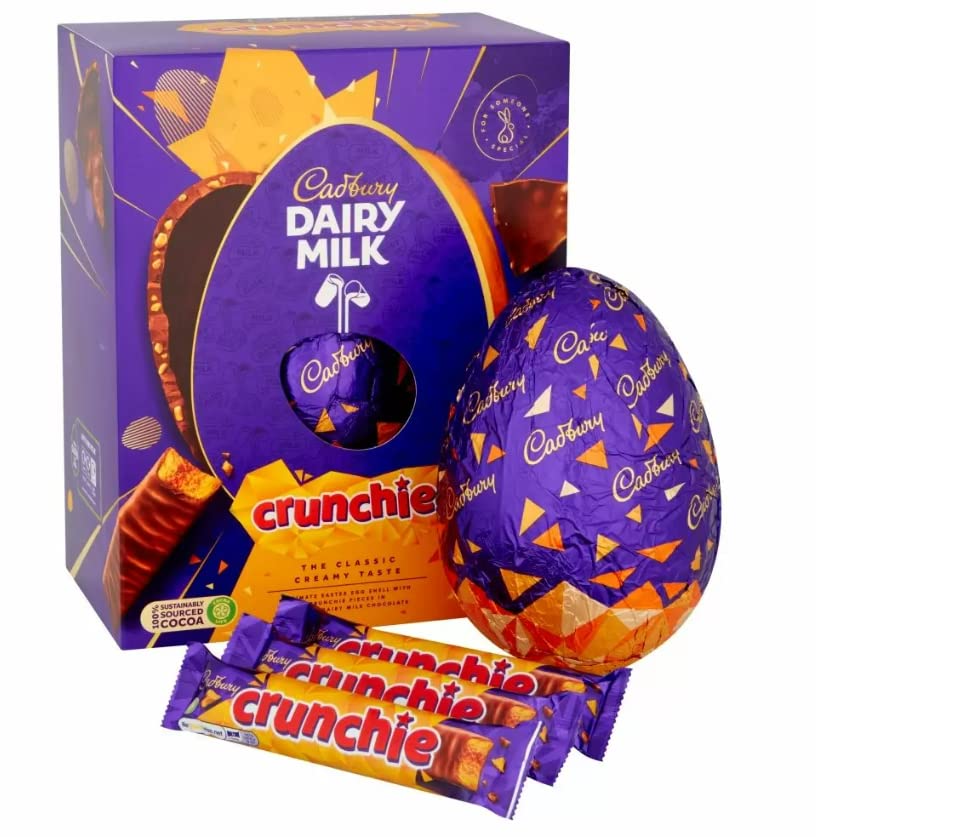 Buy Cadbury Dairy Milk Crunchie Bits Inclusion Giant Easter Egg 542g with a Thank You Sticker