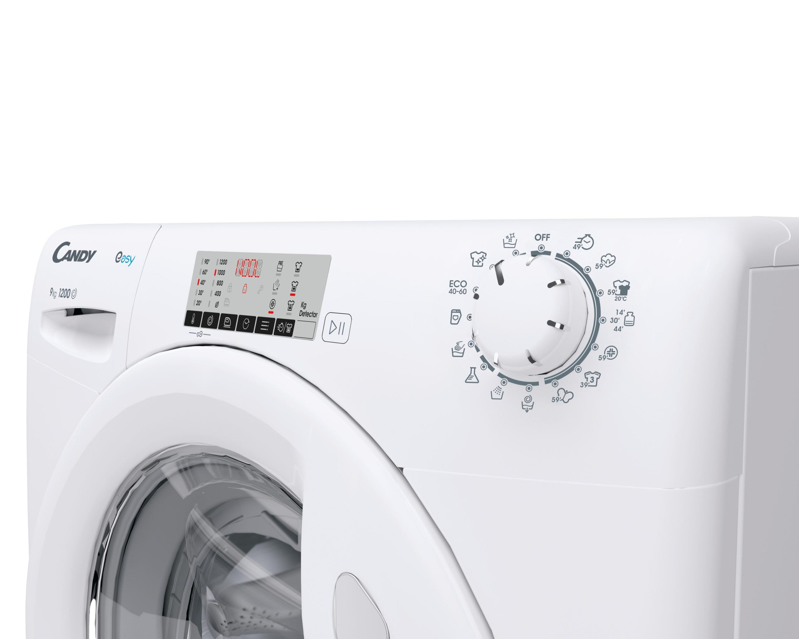 EY294DWM5/1-S - Lavatrice 9kg, 1200 giri, Libera Installazione, Carica Frontale, Classe energetica A