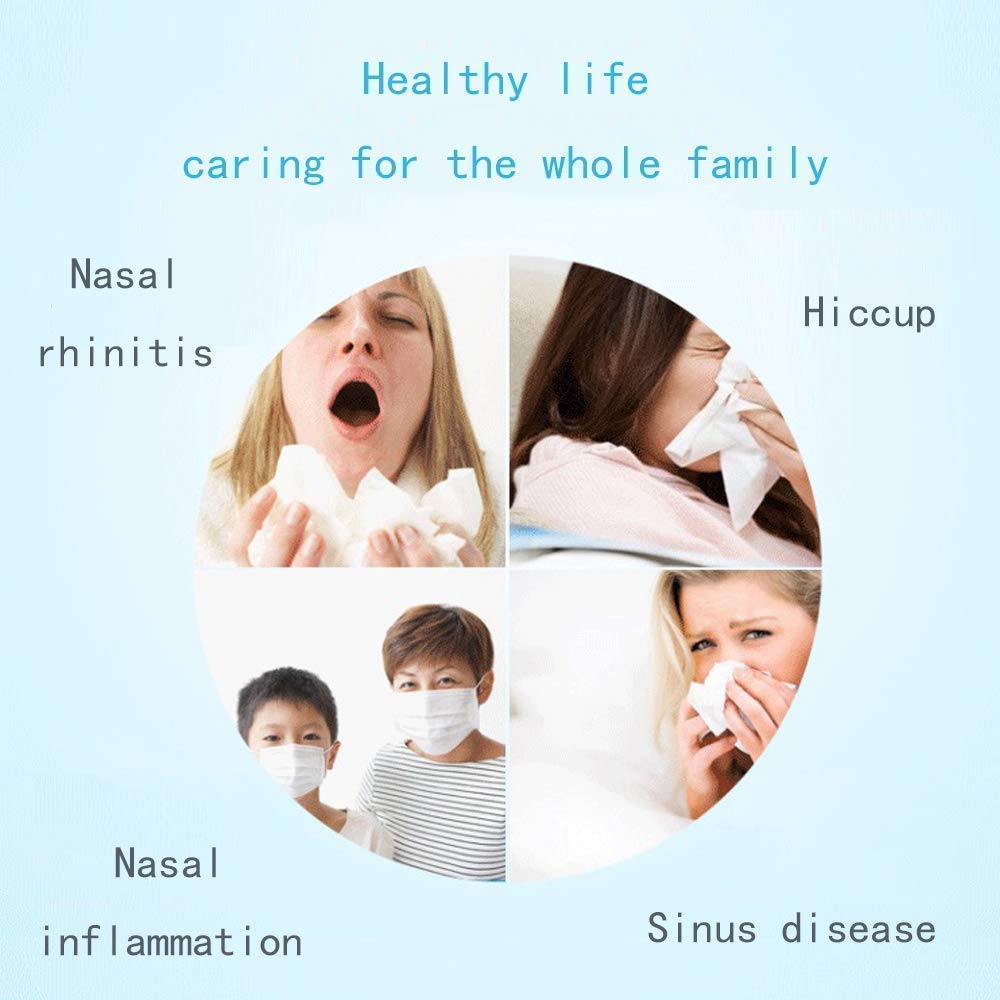 Allergie Allergique Reliever rhume des foins Anti-allergie Anti-ronflement Rhinite thérapie Traitement Masseur Dispositif pour la Congestion nasale nasale Prurit Sneezing sinusite Cure