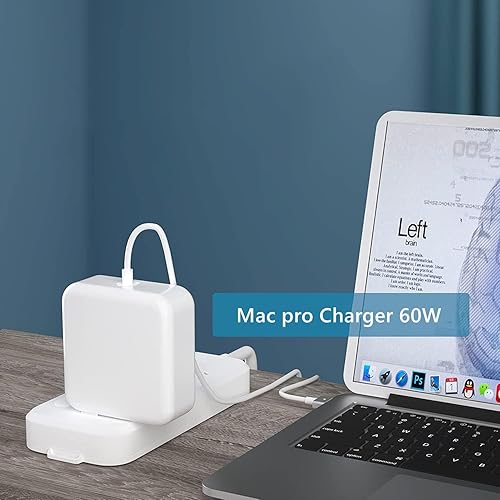 Miniatura 6 de Cargador Mac Book Pro, repuesto para Mac Book Pro de 13 pulgadas 2012-2016 Retina Display Ac 60W 2 T adaptador de corriente, cargador de laptop