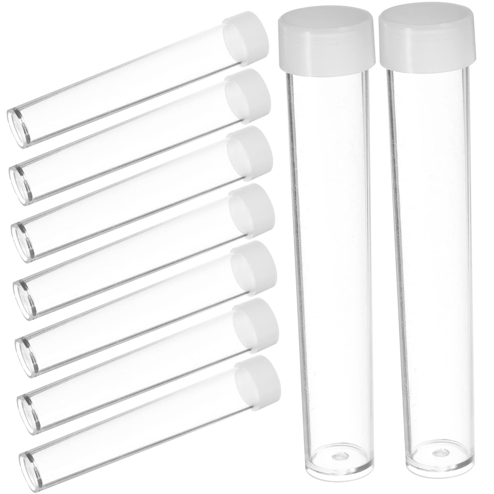 Healeved 4 Set Di Contenitori Per Provette in Plastica Per Laboratorio Scientifico Perline Decorazioni Per Feste 30 Pezzi * 4