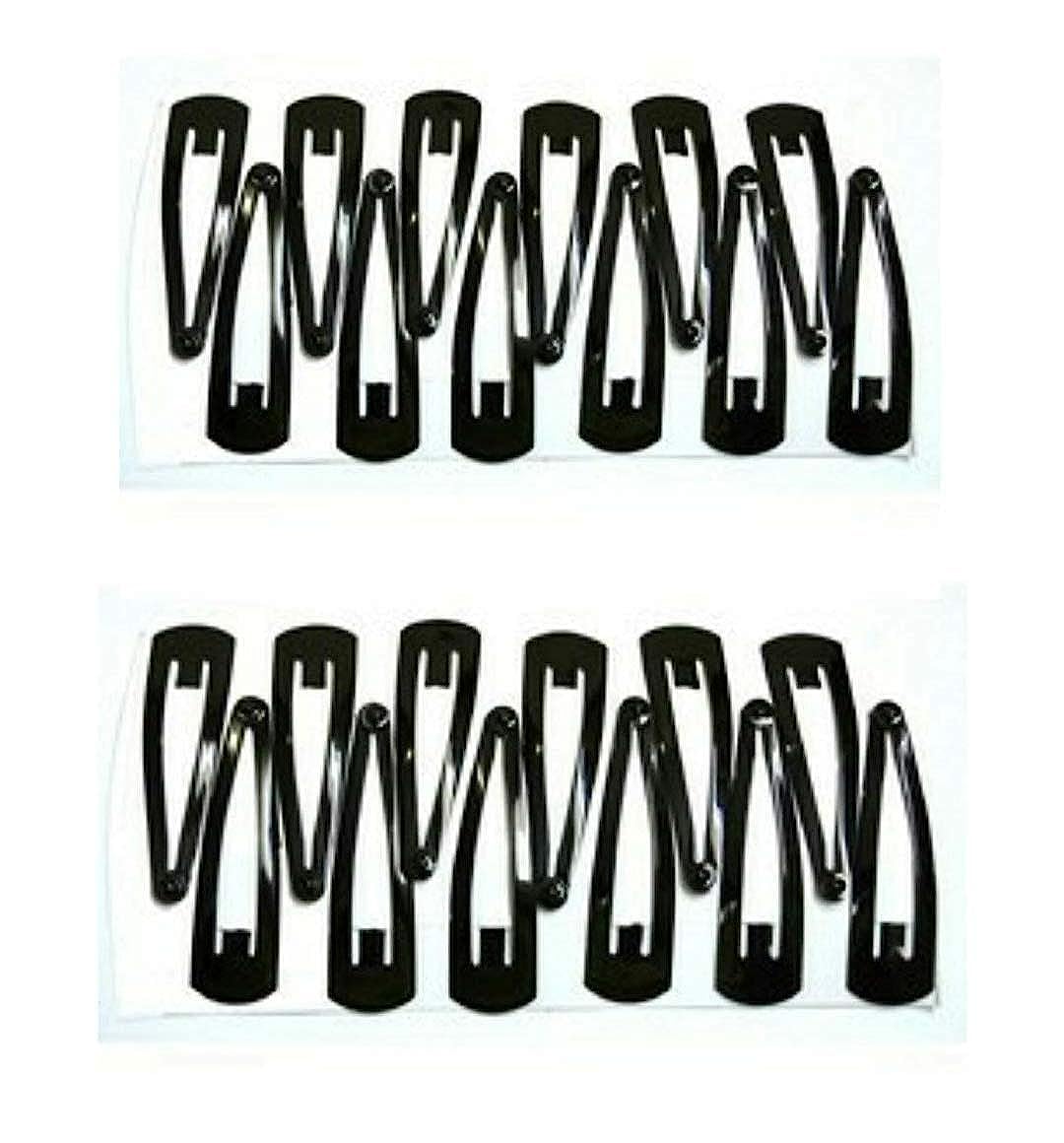 NAVR Tic Tac Hair Clips Pins for Girl Black Premium Metal Tic Tac Hair Clips Pins for Women - piece of 24 (B0C8KVSFQG) Amazon Price History, Amazon Price Tracker