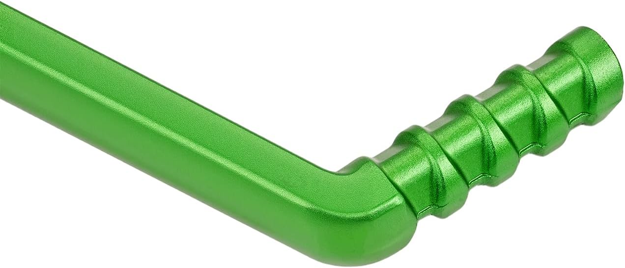 Forged Aluminum Dirt Bike Kick Start Lever for XR CRF PW Apollo 50-125cc | Stylish & Sturdy Kick Starter Lever for Most XR CRF PW SSR Apollo RFZ Chinese Pit bike 50-125cc with 13mm Mounting Hole-Green