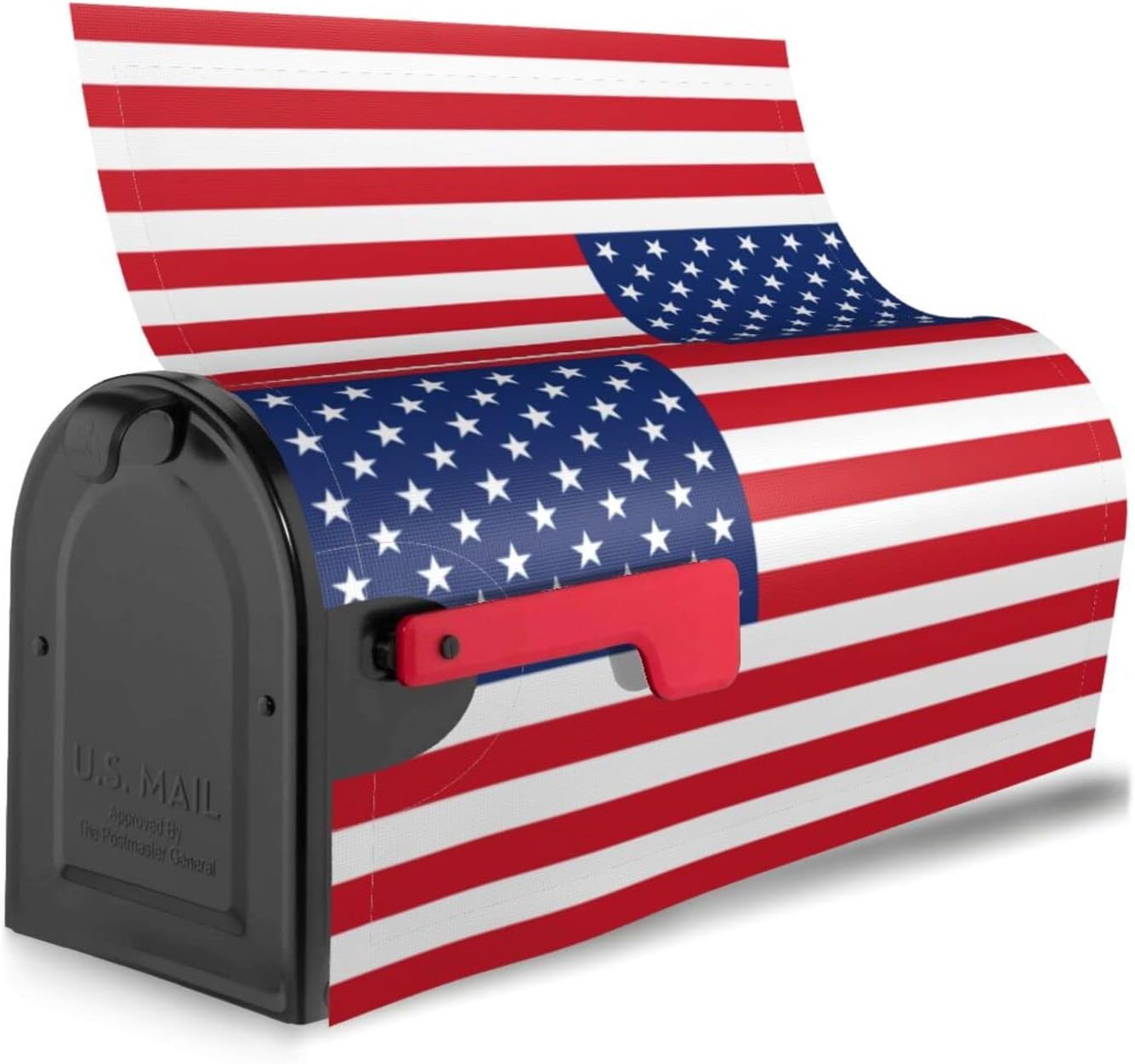 Perinsto American Flag Mailbox Covers Magnetic Waterproof Patriotic Mail Cover Letter Post Box Wraps for Home Garden Yard Decor, 25.5x21 in