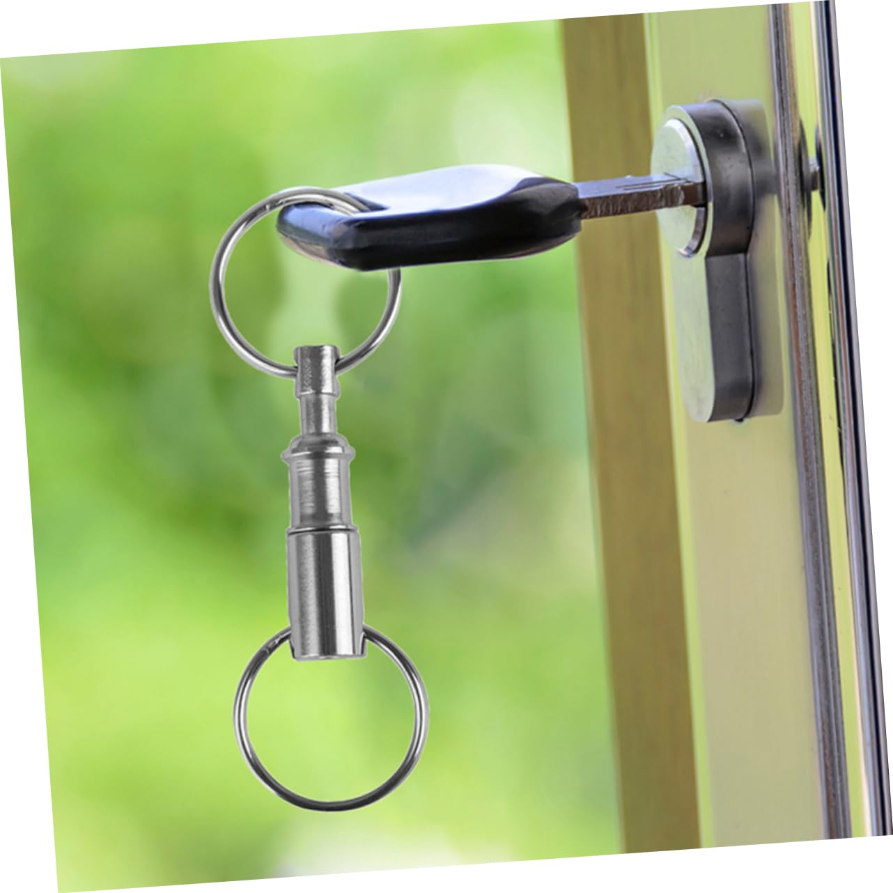 ifundom Portachiavi Sgancio Rapido con Design Doppio Accessorio per Borse E Chiavi Facile Utilizzare E E Decorativo per Occasione 4