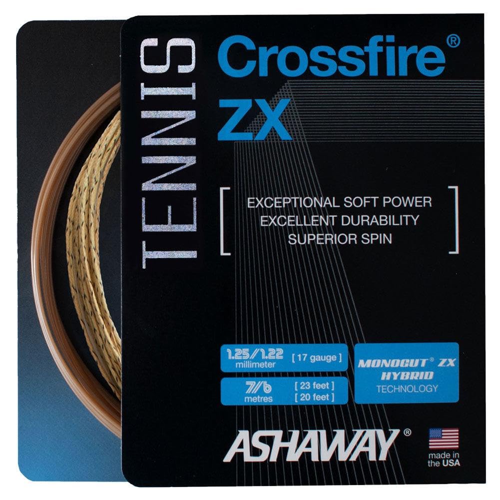 ASHAWAY Crossfire Zyex 17G Tennis String