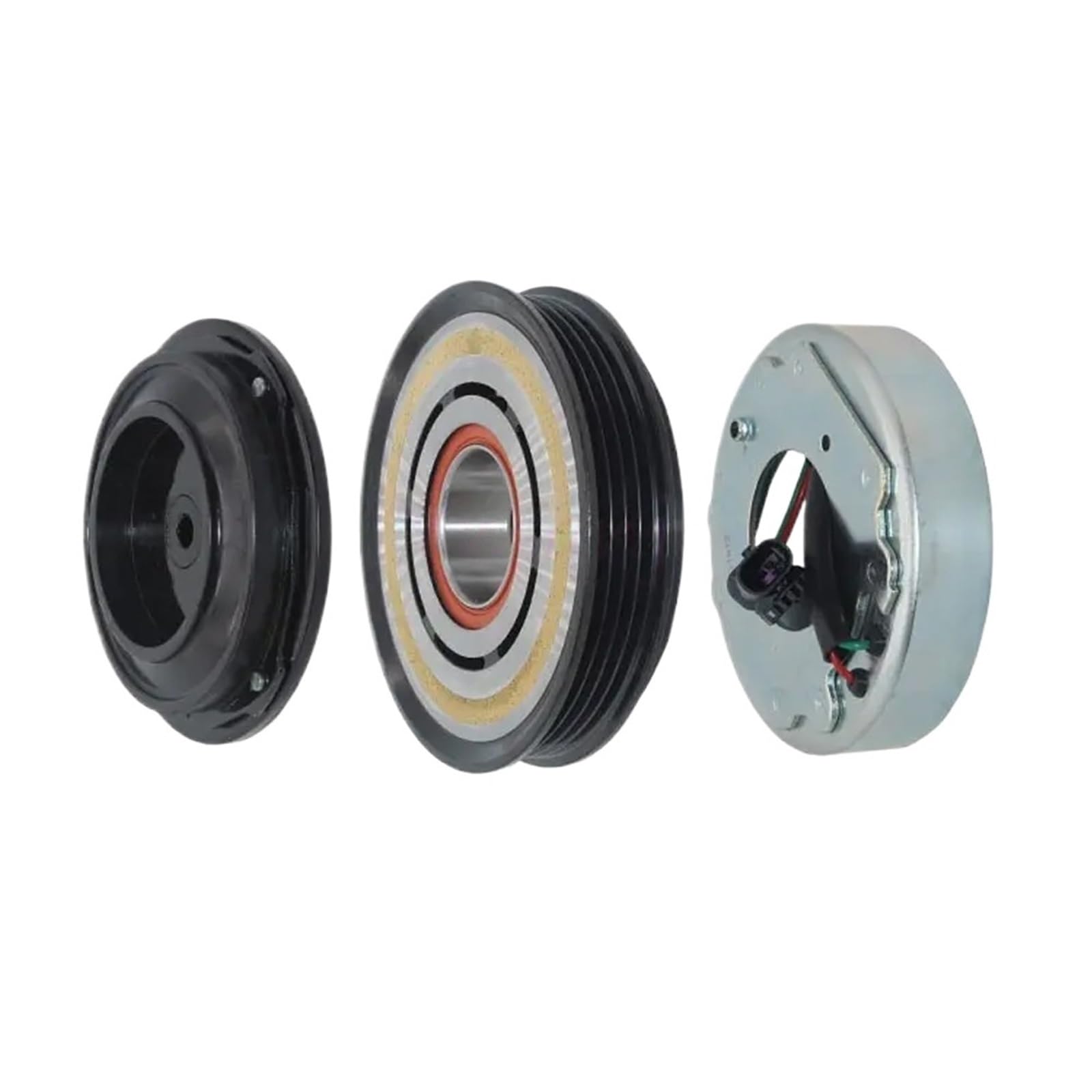 Puaywmoz One Color Ac Compressor Clutch Kit Fit For Silverado 5.3 2007- Ac Air Conditioning Compressor Clutch Assembly Pulley Hub Bearing Spare Parts