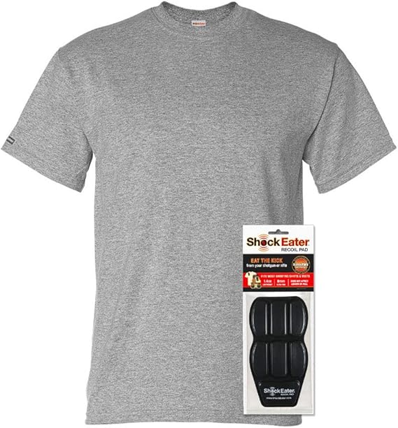 ShockEater Men's Recoil Shooting Shirt with Recoil Pad