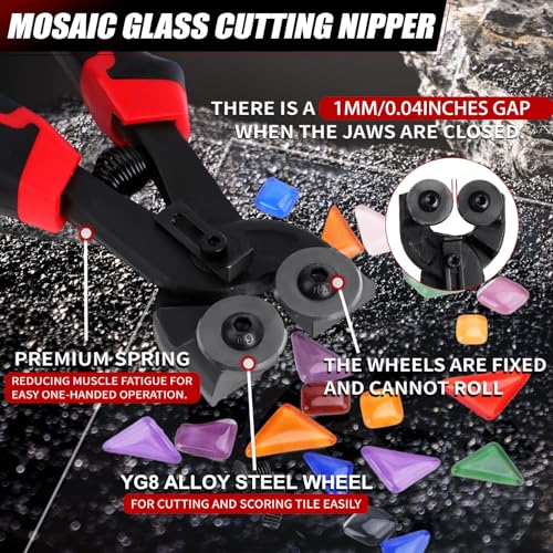 YOTINO 13PCS Glass Cutter Kit
