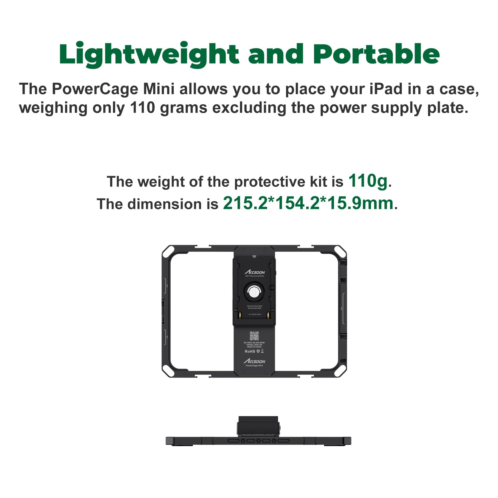 Amazon.co.jp: ACCSOON パワーケージミニ iPad mini 6(ACCSOON CEPC-05