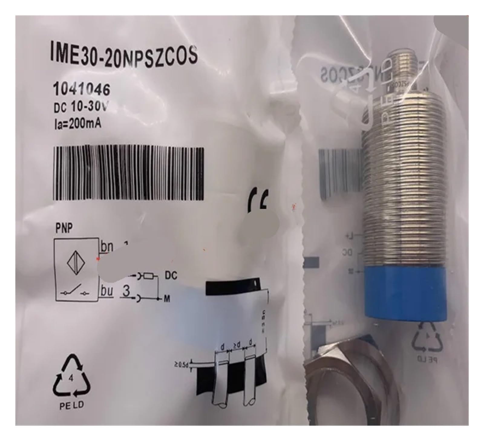 Interrupteur de proximité IME30-20NNSZC0S capteur inductif M30 détection métal