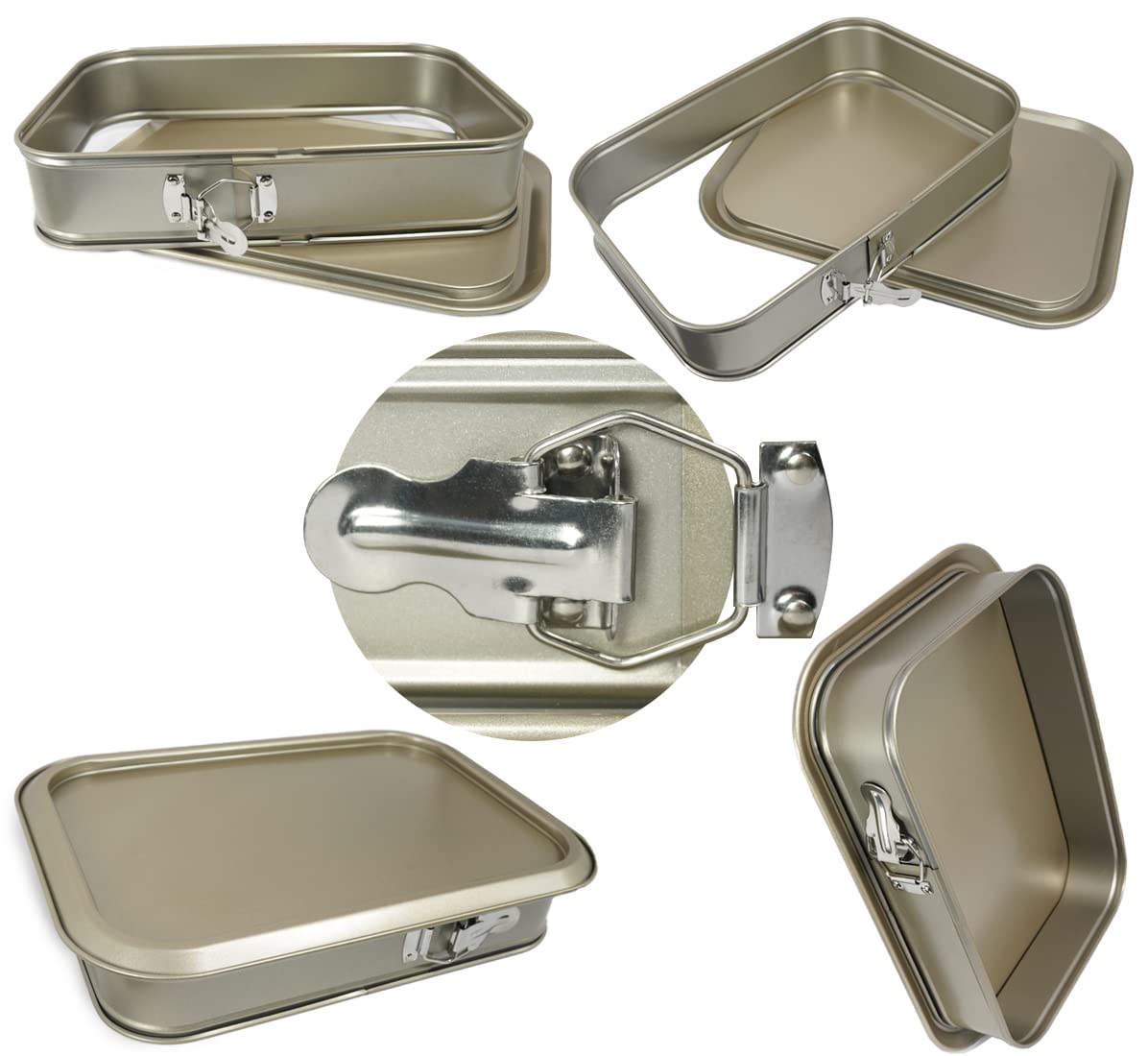 Chenchen Nonstick Springform Pan Cheesecake Pan,Tiramisu Pan,Rectangle