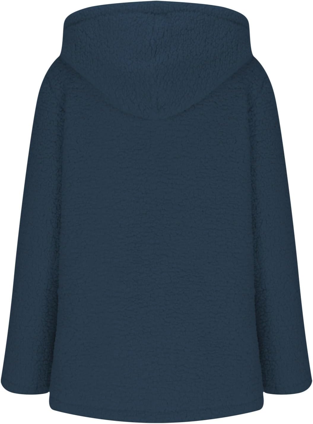 Women Fuzzy Fleece Jacket Warm Sherpa Cardigan Open Front Fleece Coat with Pockets Casual Winter Coat for Women 2025