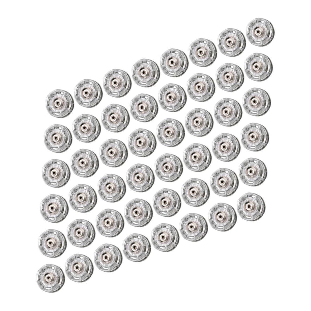 jojofuny 5 Series Botones De Bricolaje Botones A Presión Artesanía Coser Broches De Presión Llave De Coser De Vestir De Traje De Mujer Metal 50 Piezas X 5