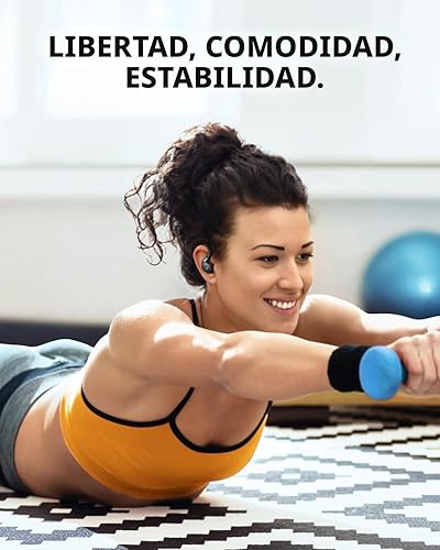 Miniatura 3 de Soundcore Sport X20 by Anker, auriculares de entrenamiento verdaderamente inalámbricos, ganchos giratorios y extensibles, cancelación de ruido,