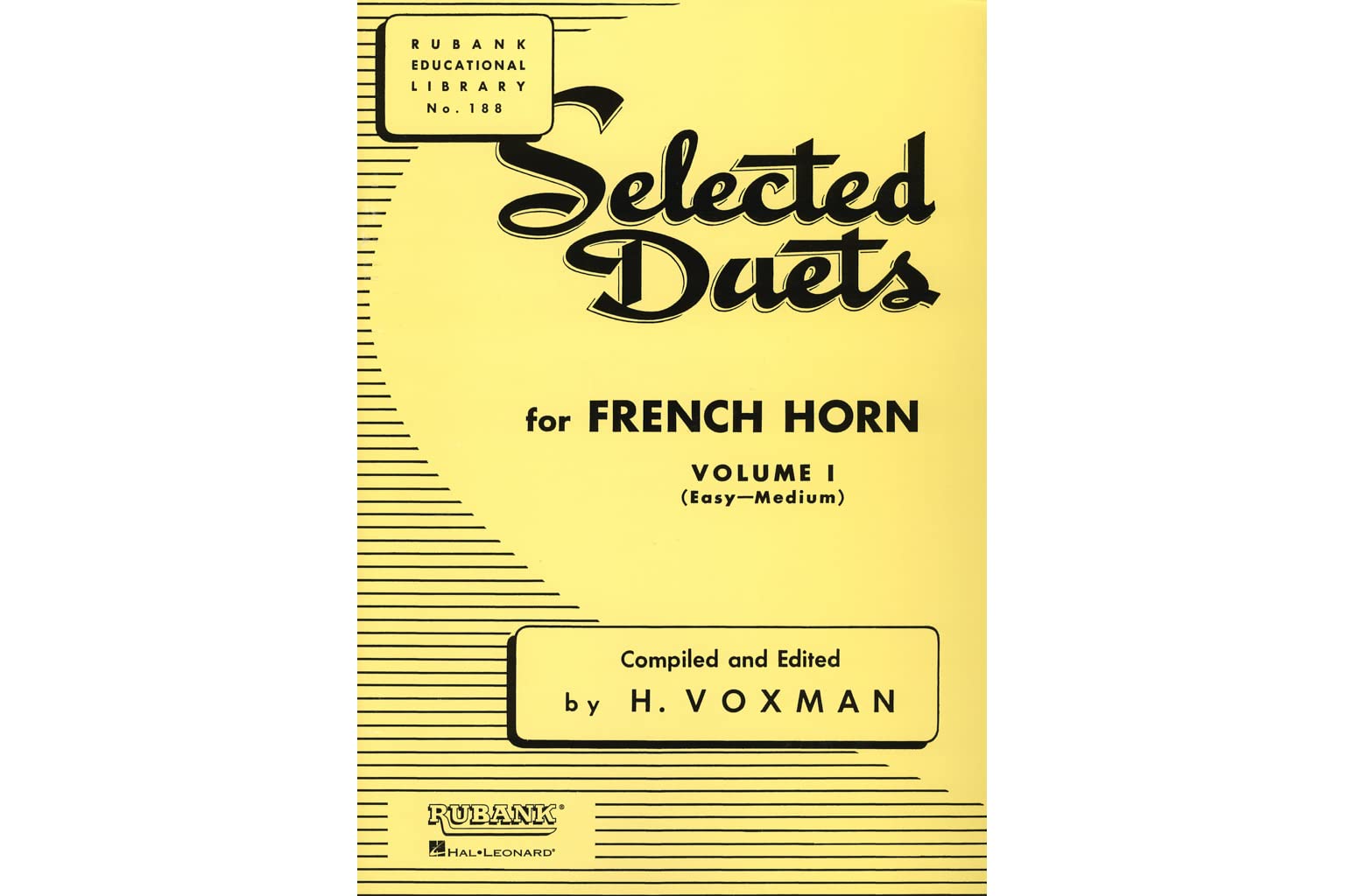Selected Duets for French Horn: Volume 1 - Easy to Medium (Rubank Educational Library)