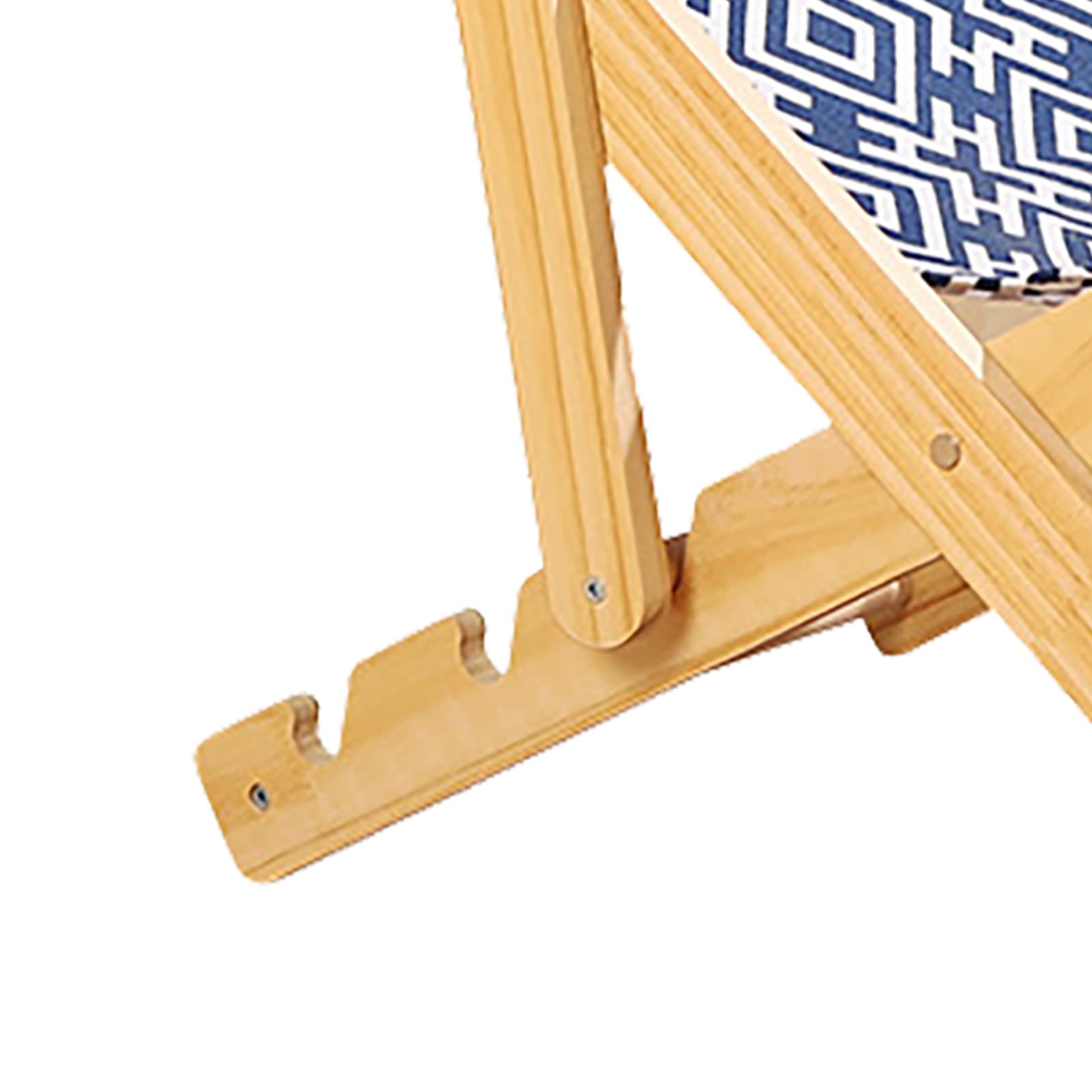 Lit Hamac pour Chat, Lit Surélevé pour Chat avec Grattoir en Sisal Durable, Grattoir en Sisal Durable et sans Perte, Chaise en Bois pour Chat, Meubles pour Chat de Mini Chaise de Plage pour(Toile)