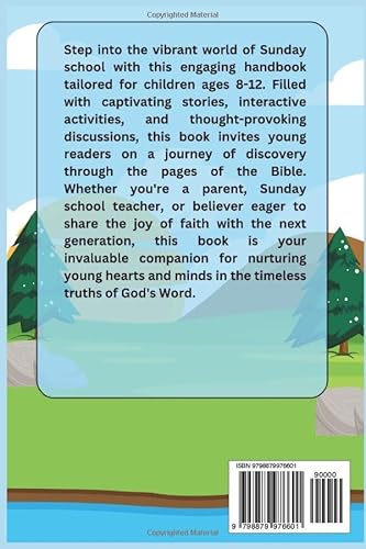 Independently Published 9798879976601 Sunday School Lessons For Children Ages 8-12: A Bible-Based Handbook thumb #1
