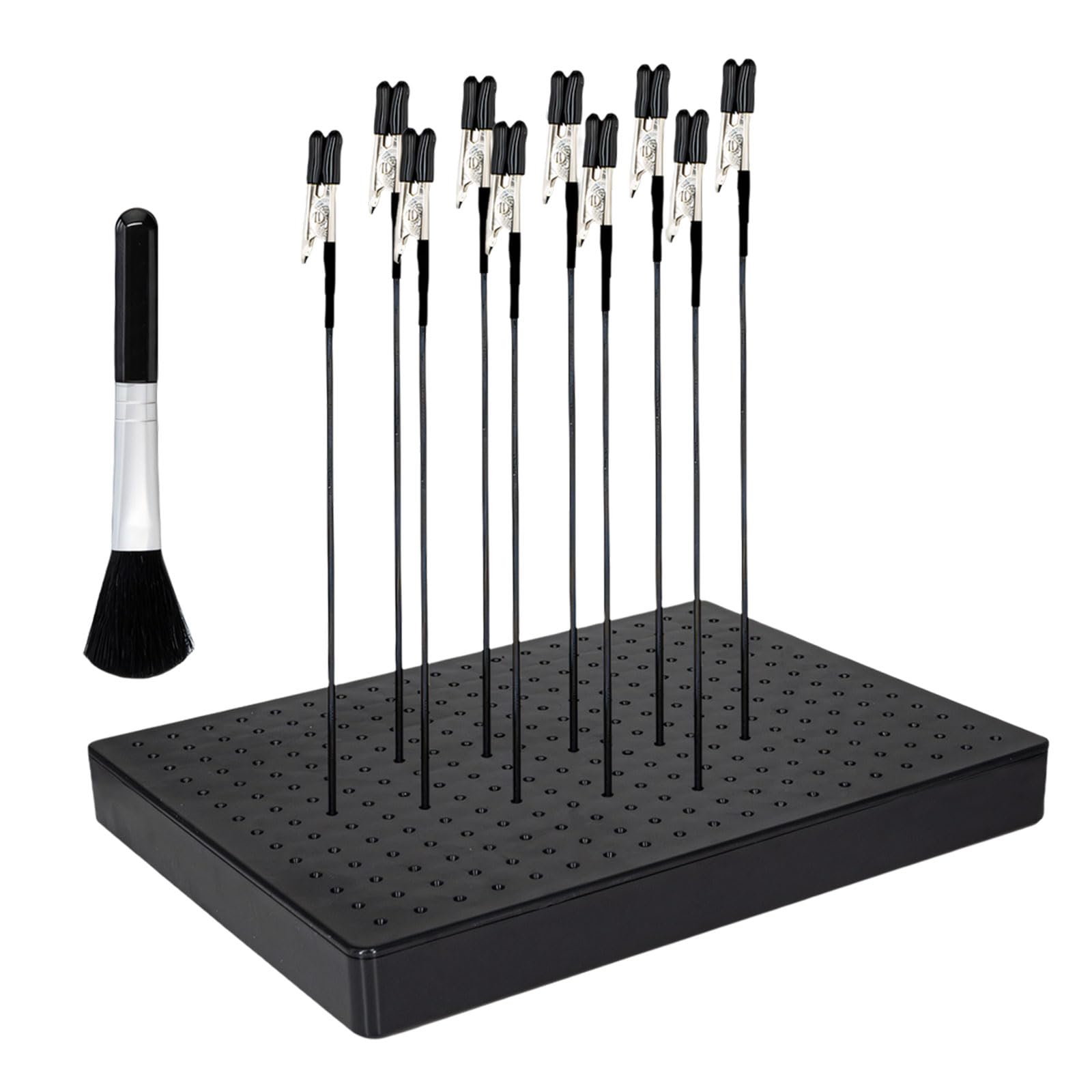 ordinarYone Handmade Model Painting Stand With Brush For Clay Sculptures And Figurines Drying Stable Base For Artists And Hobbyists