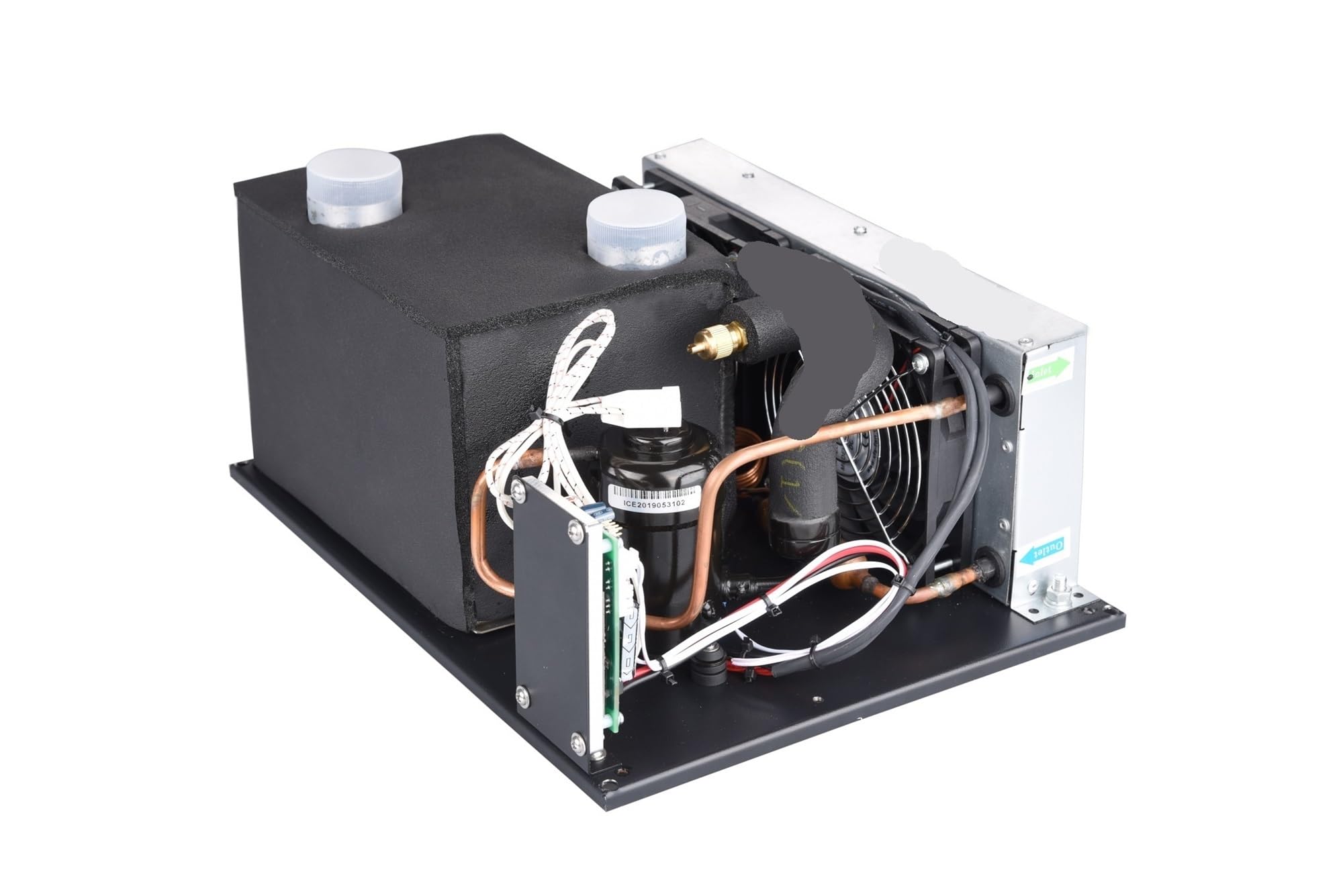 Klimatyzacja, 12V R134A Mikro klimatyzator DC, 450W, Mini kompresor: przenośne chłodzenie do małych przestrzeni do sypialni, biura, mieszkania