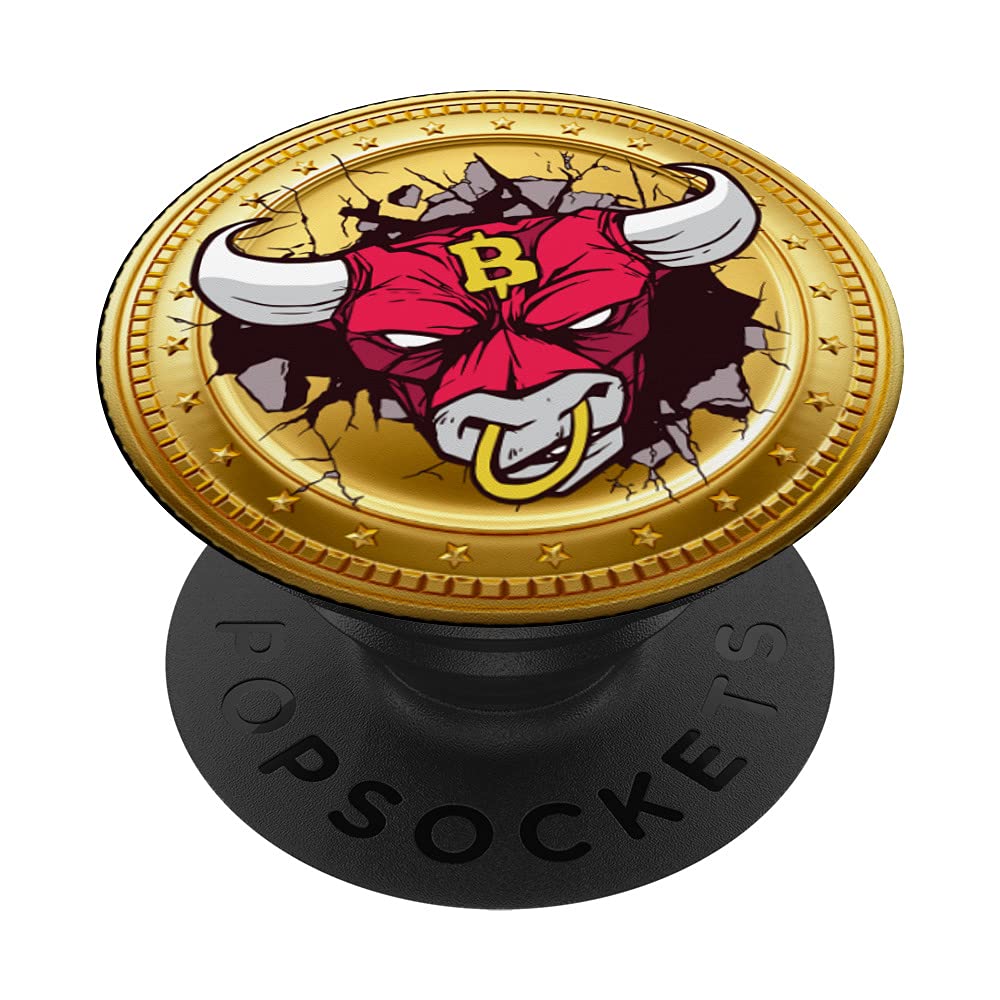 Amazon.com: Bitcoin Bull Run Break Out Crypto Coin Cryptocurrency Gift  PopSockets PopGrip: Swappable Grip for Phones & Tablets : Cell Phones &  Accessories