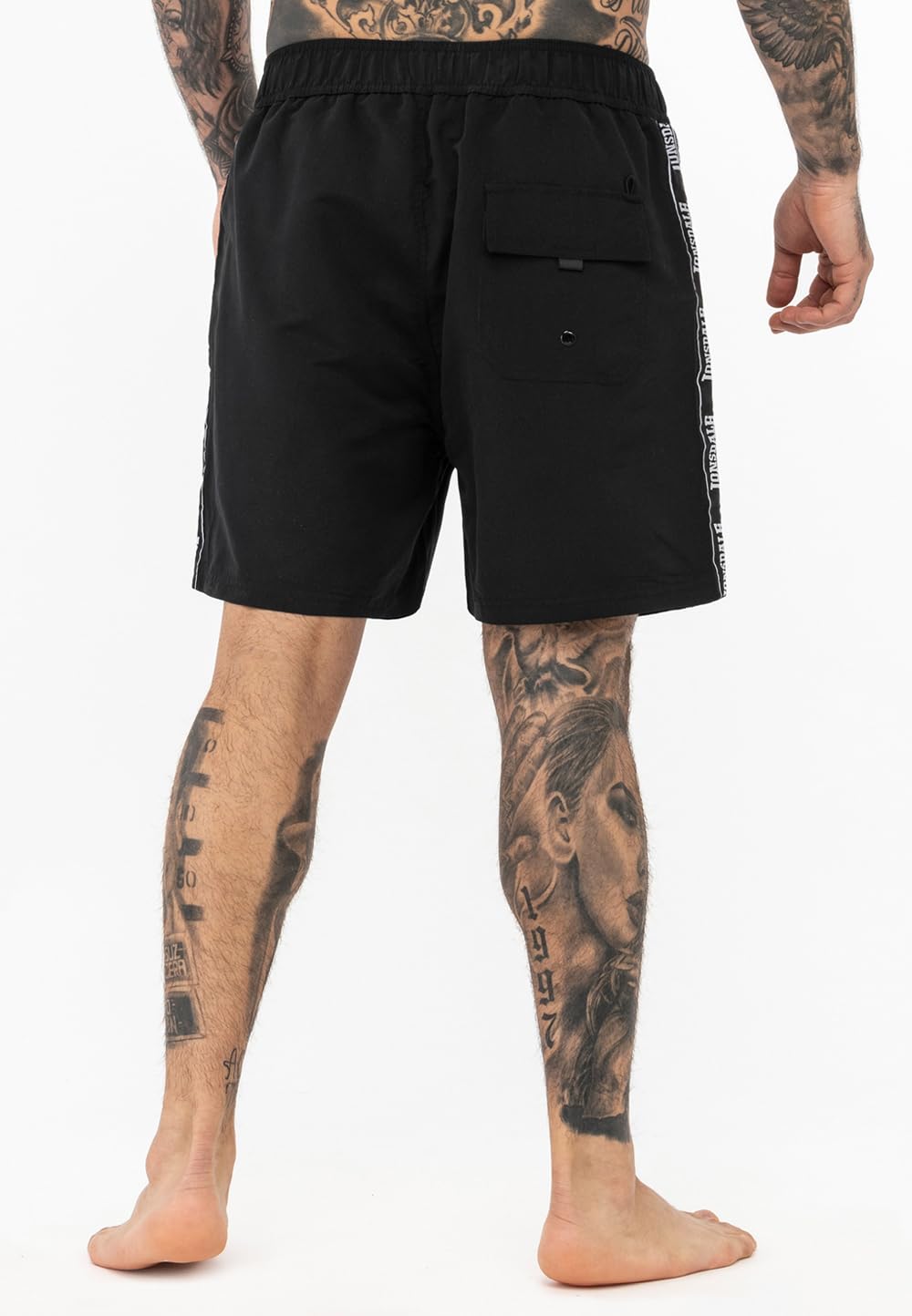 Lonsdale London KIRBUSTER Homme Short de Bain Noir
