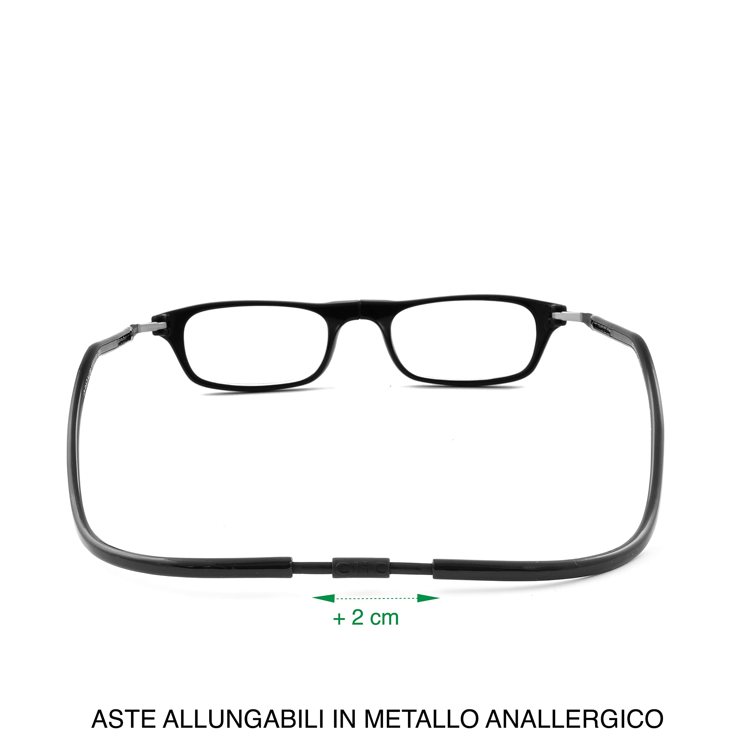 Lunettes de lecture pour hommes et femmes XXL | Lunettes de lecture avec aimant | Lunettes de lecture en poliamide TR90 | Lunettes monofocales flexibles.