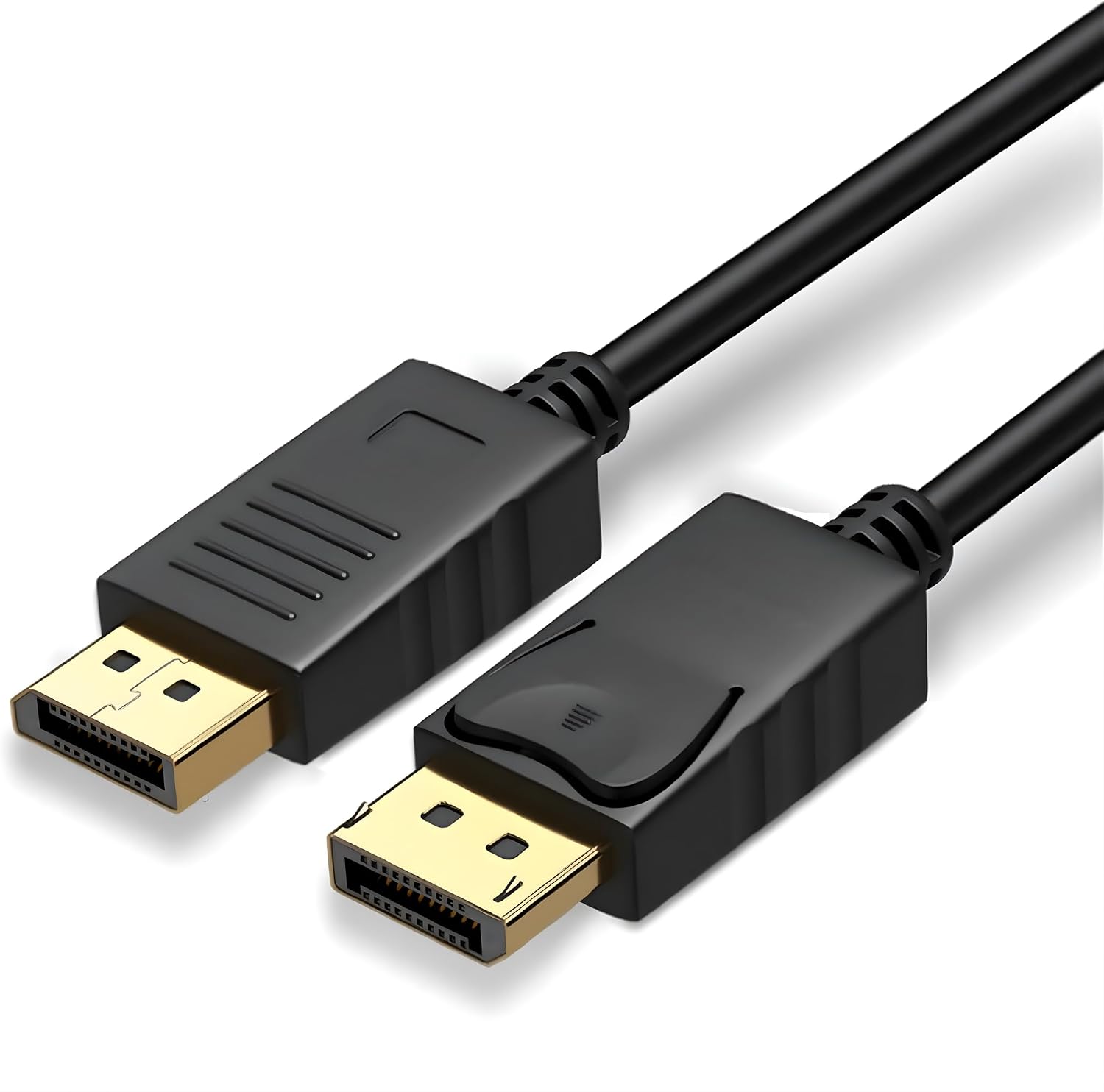 1,5 Metre Display Port 1.2 Kablo, 4K Ultra HD, DP to DP Kilitli Monitör Bağlantı Kablosu, PC ve Laptop Uyumlu, Yüksek Çözünürlüklü, Dayanıklı ve Güvenli Tasarım CB-10